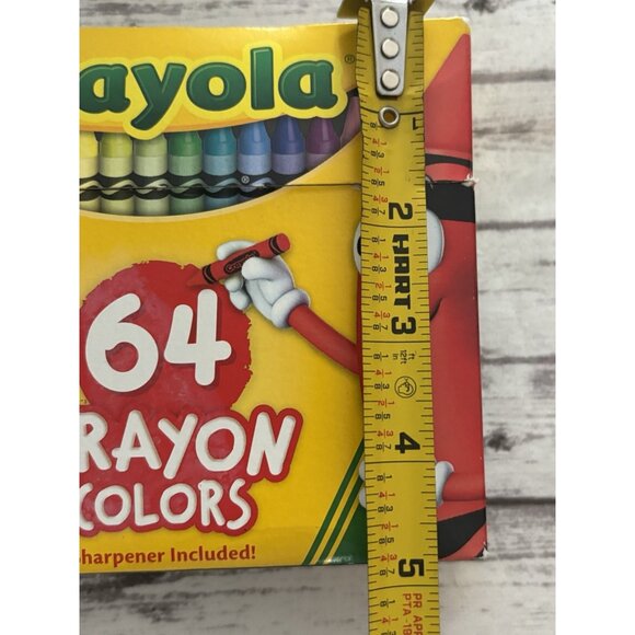 Crayola 64 Crayons w/ Sharpener – 2014, Unused, Opened, Includes DANDELION - Picture 7 of 9